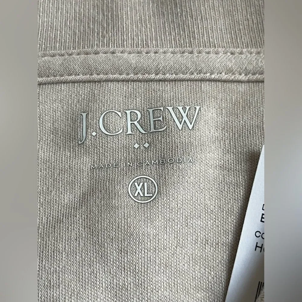J Crew Men's Soft Touch Polo Shirt Cotton Classic Beige